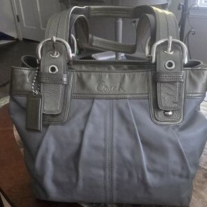 Coach F15045 Soho Pleated Leather Shoulder/Tote Bag